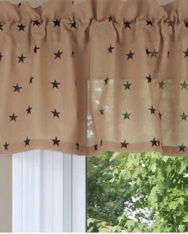 Heirloom Star Nutmeg Valance VL0118ST - The Fox Decor
